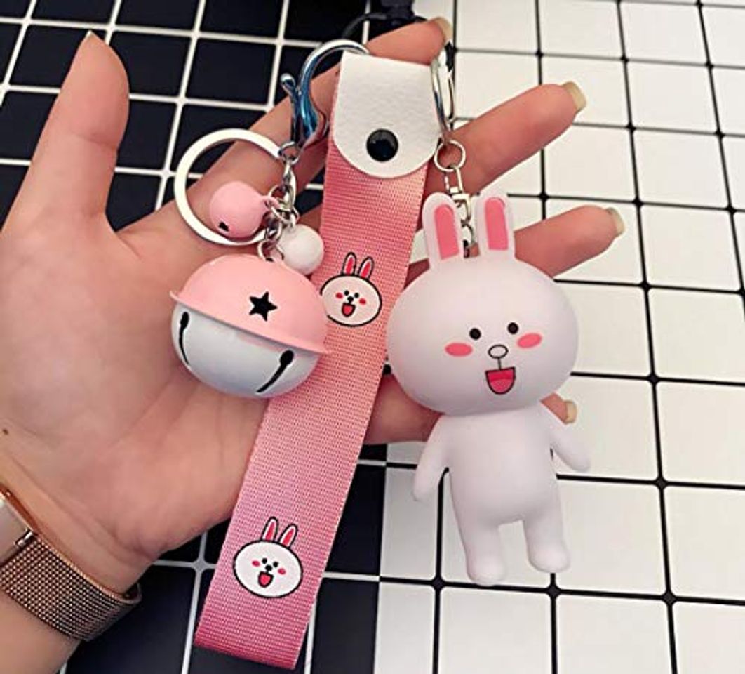 Product Thedmhom - Llavero con diseño de conejo de coreano Kawaii