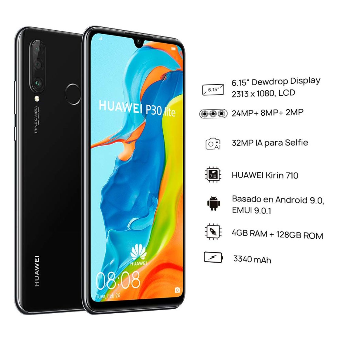 Social Huawei P30 Lite de oferta.