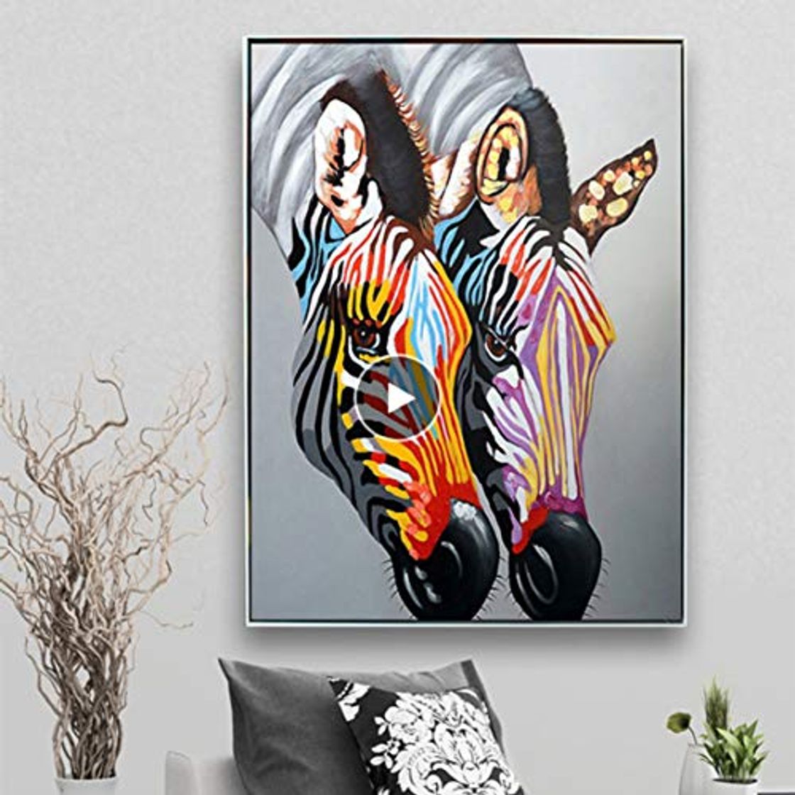 Social Danjiao Acuarela Abstracta Cebra Carteles E Impresiones Animales Cuadros De Pared Para