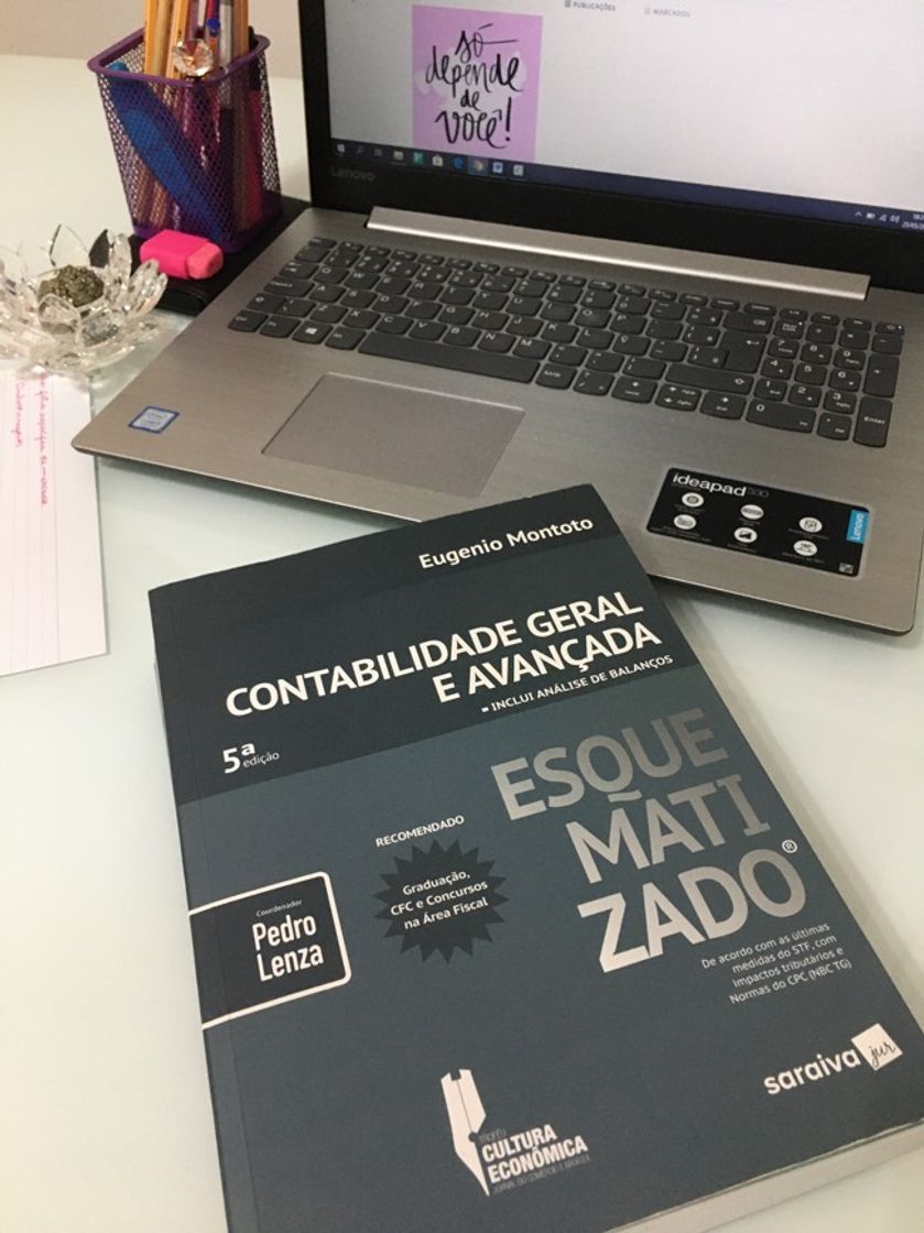 Fashion Livro de Contabilidade Geral e avançada 