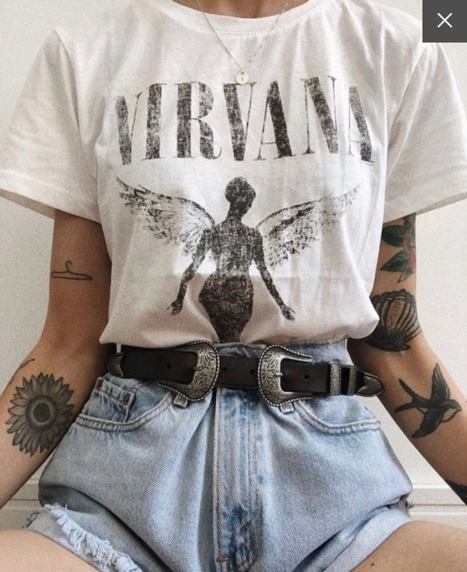 Moda Camiseta Nirvana In Utero Off 