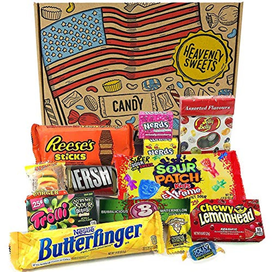 Social Mini caja de American Candy