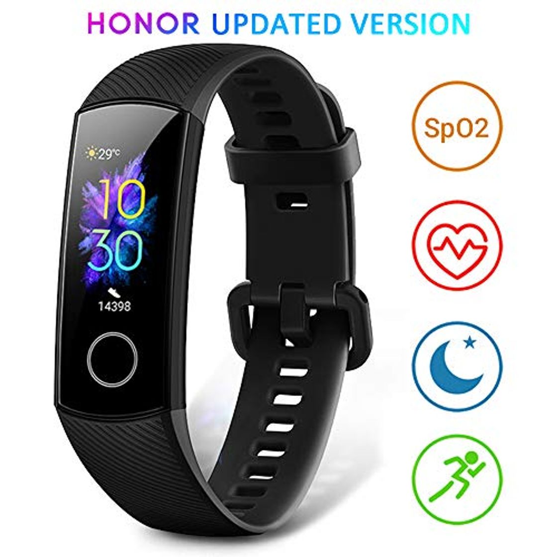 Social HONOR Band 5 Smartwatch Pulsera de Actividad con Pulsómetro Mujer Hombre