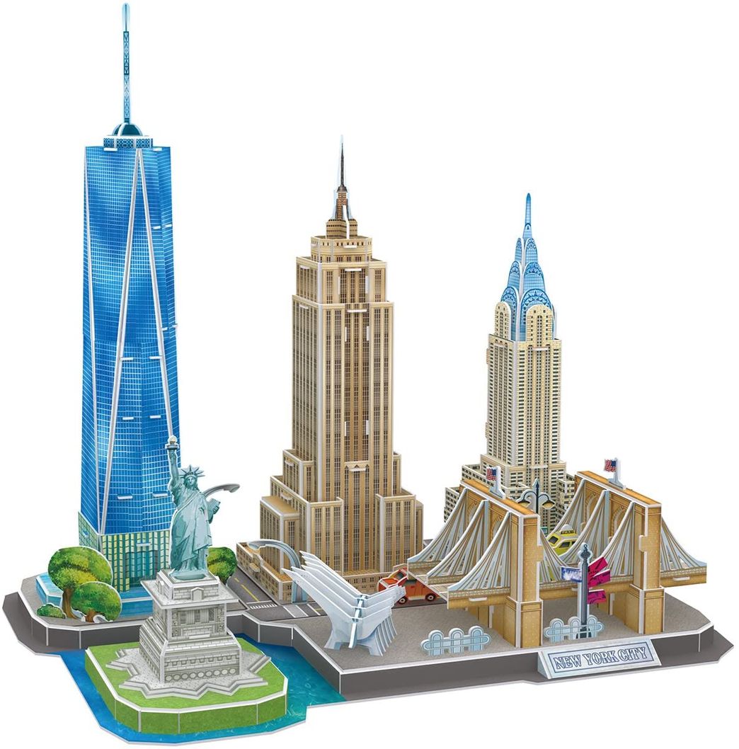 Fashion Rompecabezas 3D CubicFun para adultos Newyork Cityline 