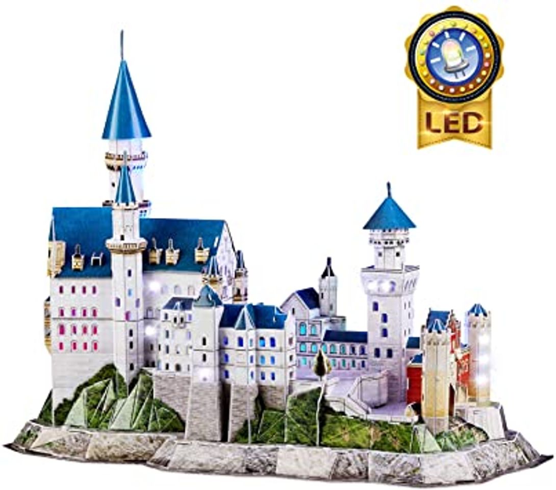 Fashion Rompecabezas CubicFun 3D Neuschwanstein Castle para adultos 