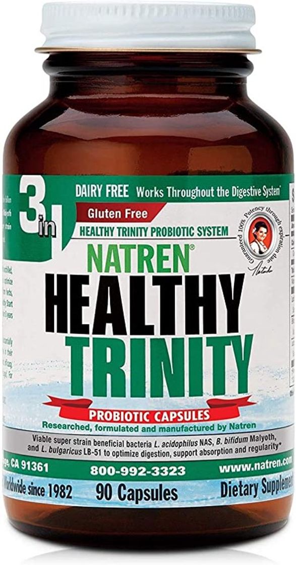 Fashion Suplemento de probióticos Natren Healthy Trinity - 90 cáp