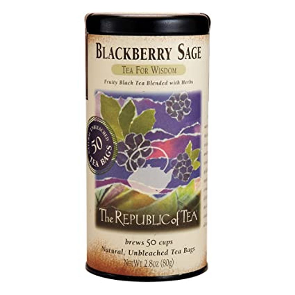 Moda The Republic Of Tea Blackberry Sage Black Tea