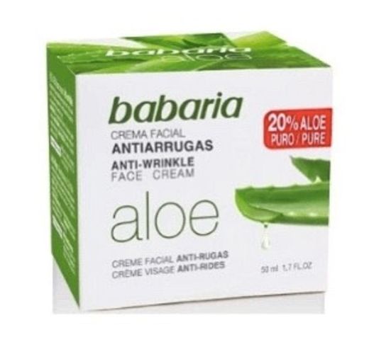 Babaria Crema Facial Antiarrugas Aloe Vera 50ml