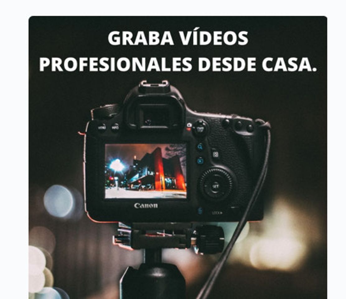 Moda Aprende a grabar videos