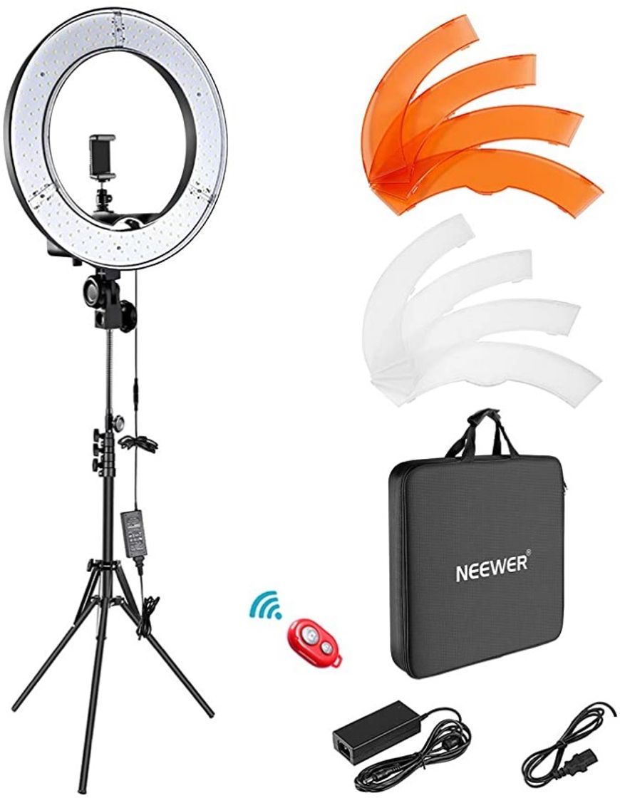 Moda Neewer Iluminación Kit: 48cm Exterior 55W 5500K Regulable LE