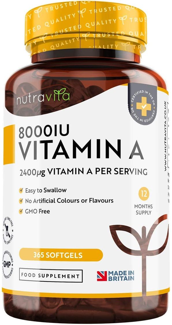 Moda Vitamina A 8000 UI - Suministro para 1 año - 365 