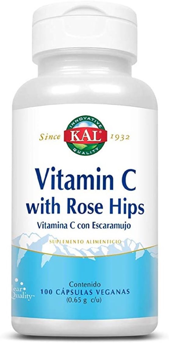 Fashion KAL Vitamina C con Escaramujo (100 Capsulas) Made in USA