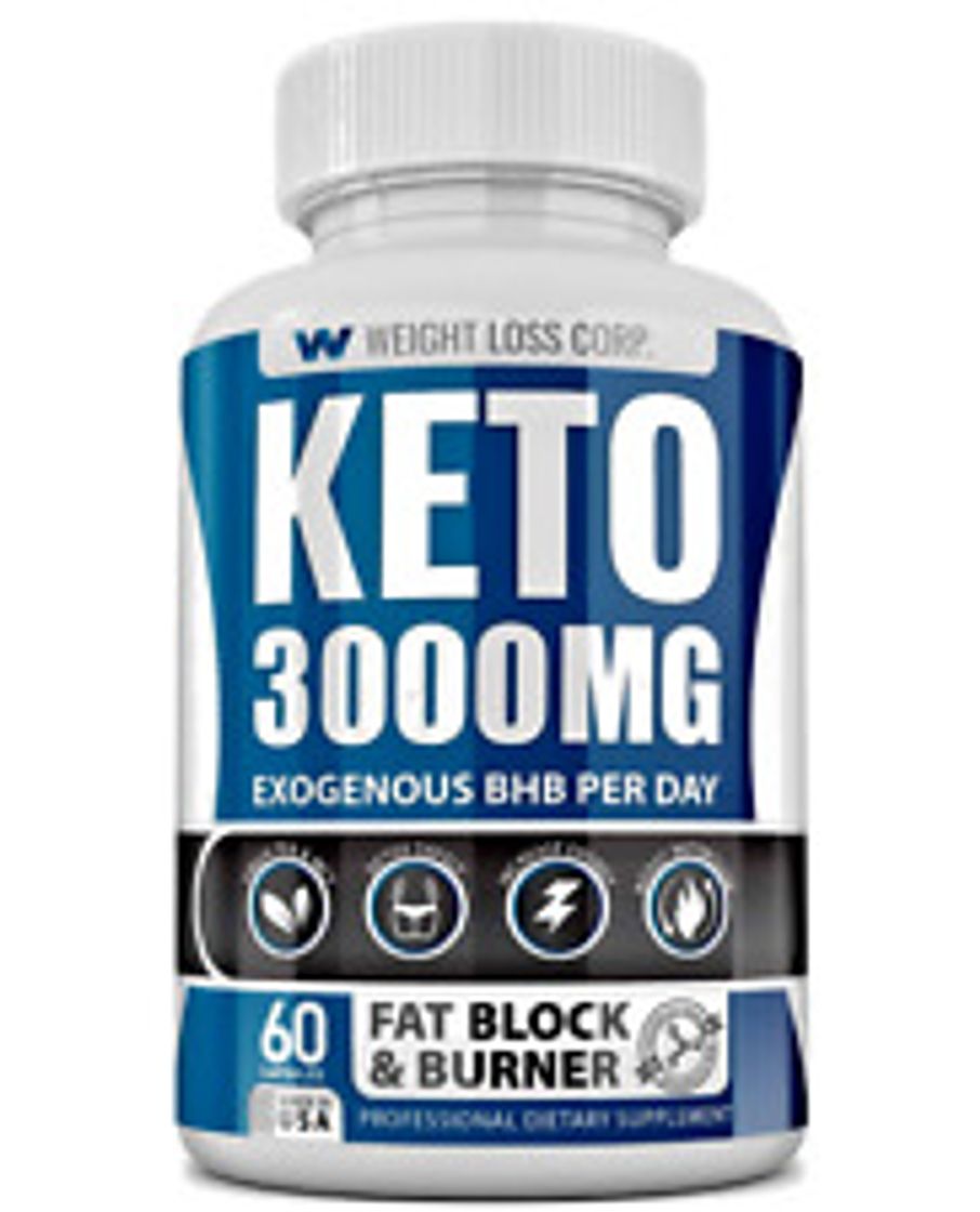 Moda Píldoras de dieta Keto - 3000MG - BHB exógeno - 