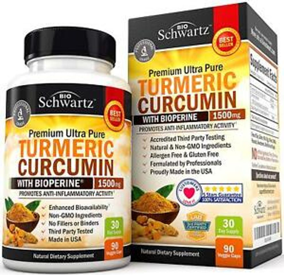 Fashion Curcumina de cúrcuma con BioPerine 1500mg.