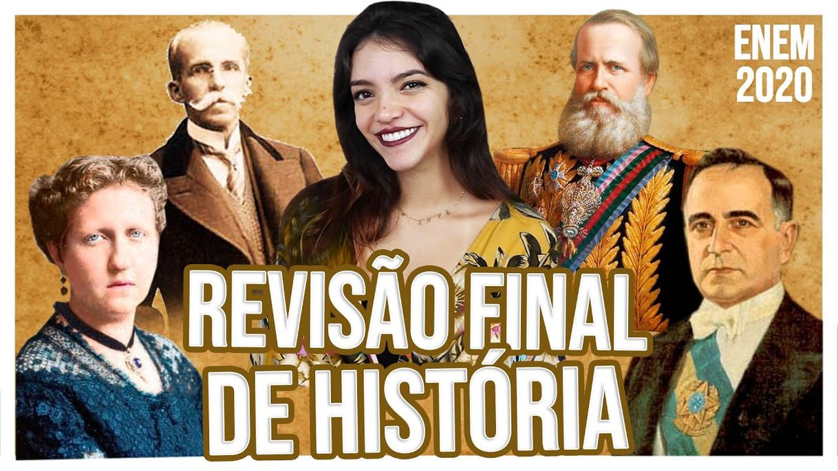 Moda REVISÃO FINAL DE HISTÓRIA PARA O ENEM 2020! (Débora Aladim)