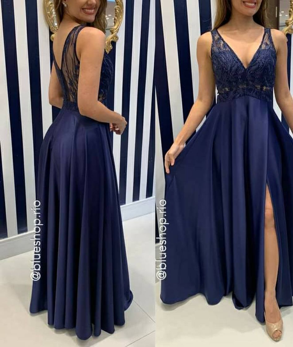 Moda Vestido com corpete de renda