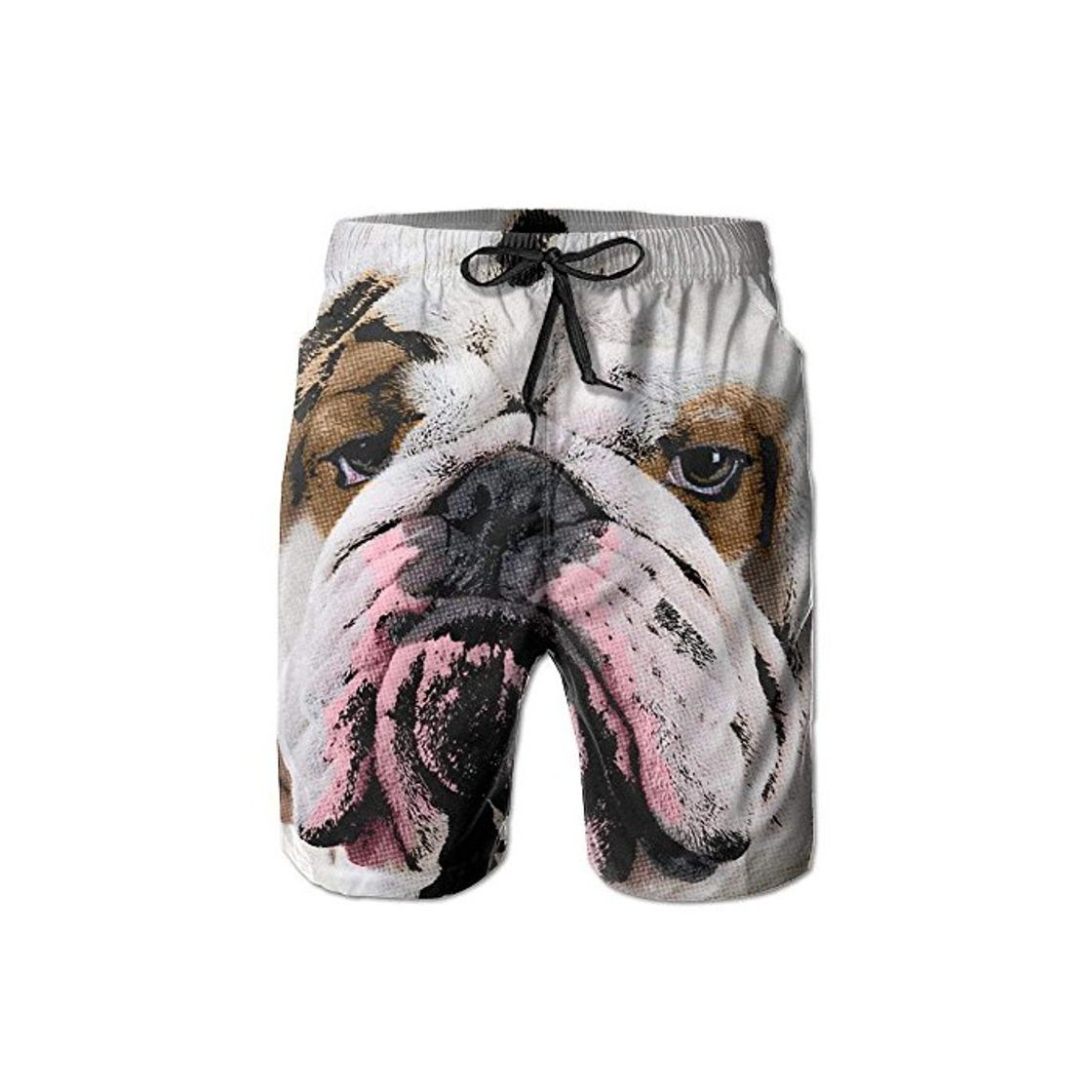 Fashion artyly Bulldog English Sick Homepage Hombres Ligero Secado rápido Gráfico de Moda