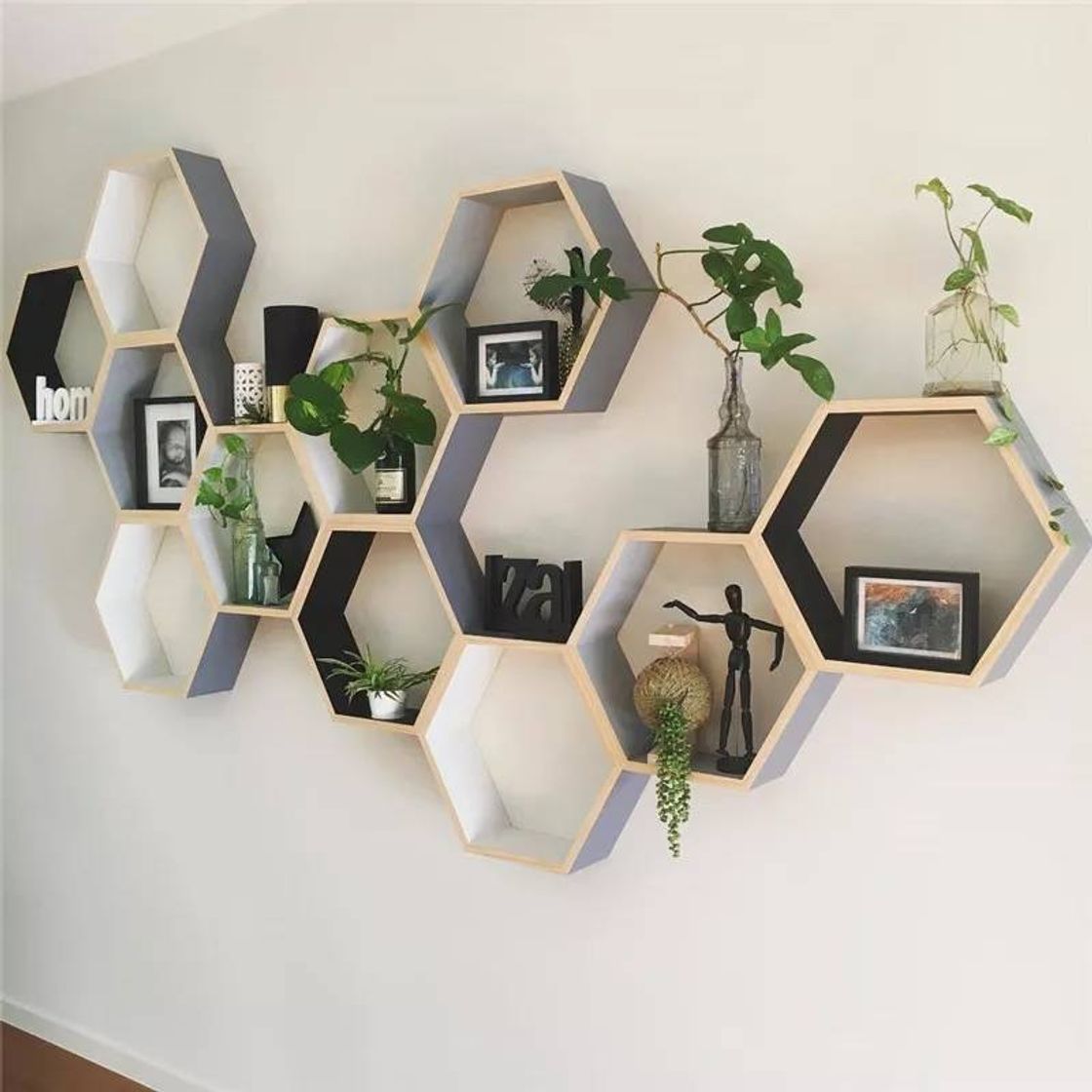 Moda Prateleiras Hexagonal