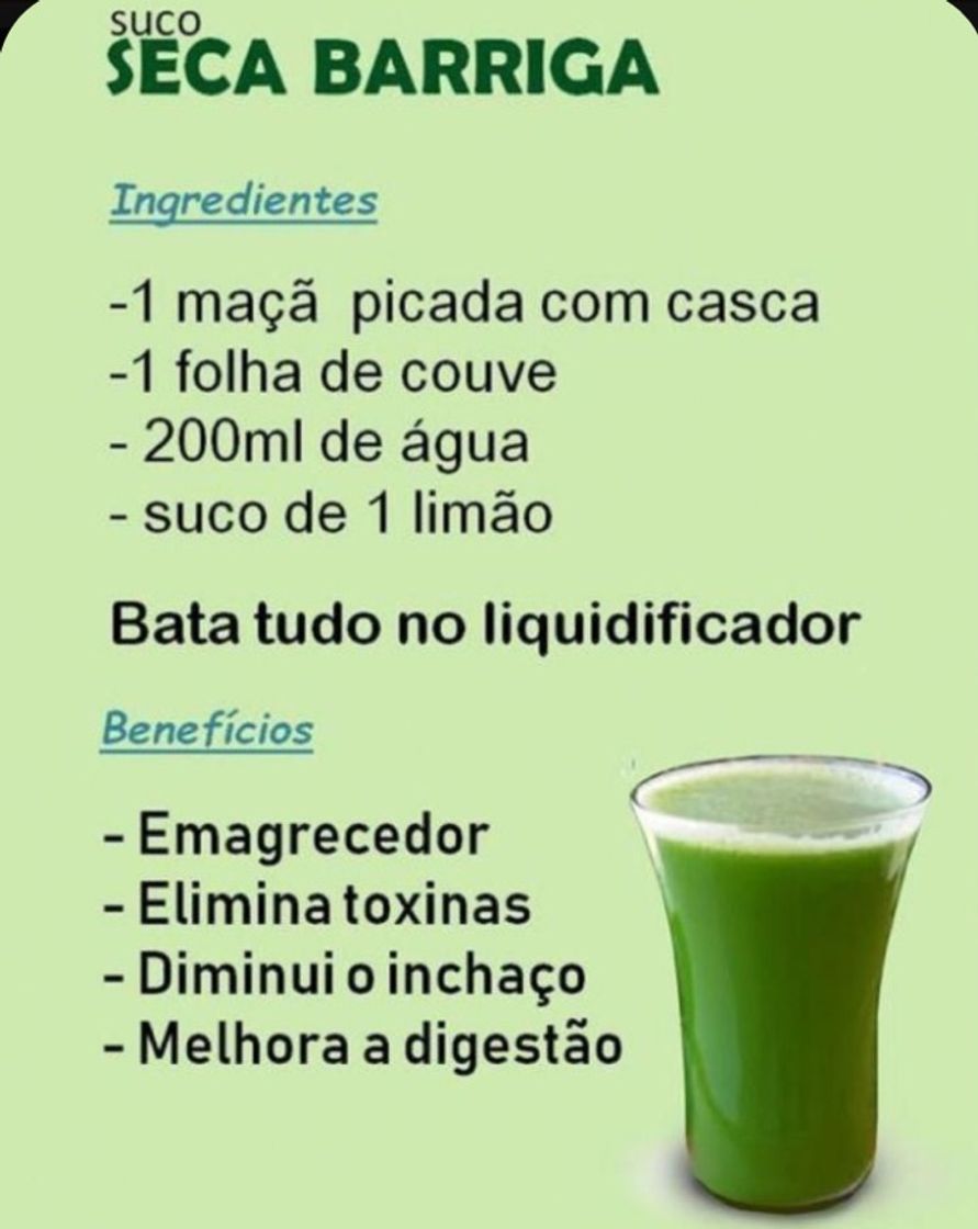 Fashion Suco para secar a barriga.