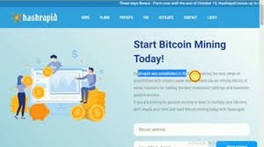 Página para minar bitcoin