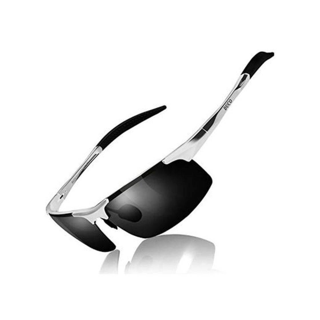 Social Duco Gafas de sol deportivas polarizadas para hombre con ultraligero y marco