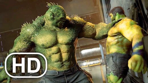 Marvel's Avengers Abomination Vs Hulk Fight Scene HD - YouTube