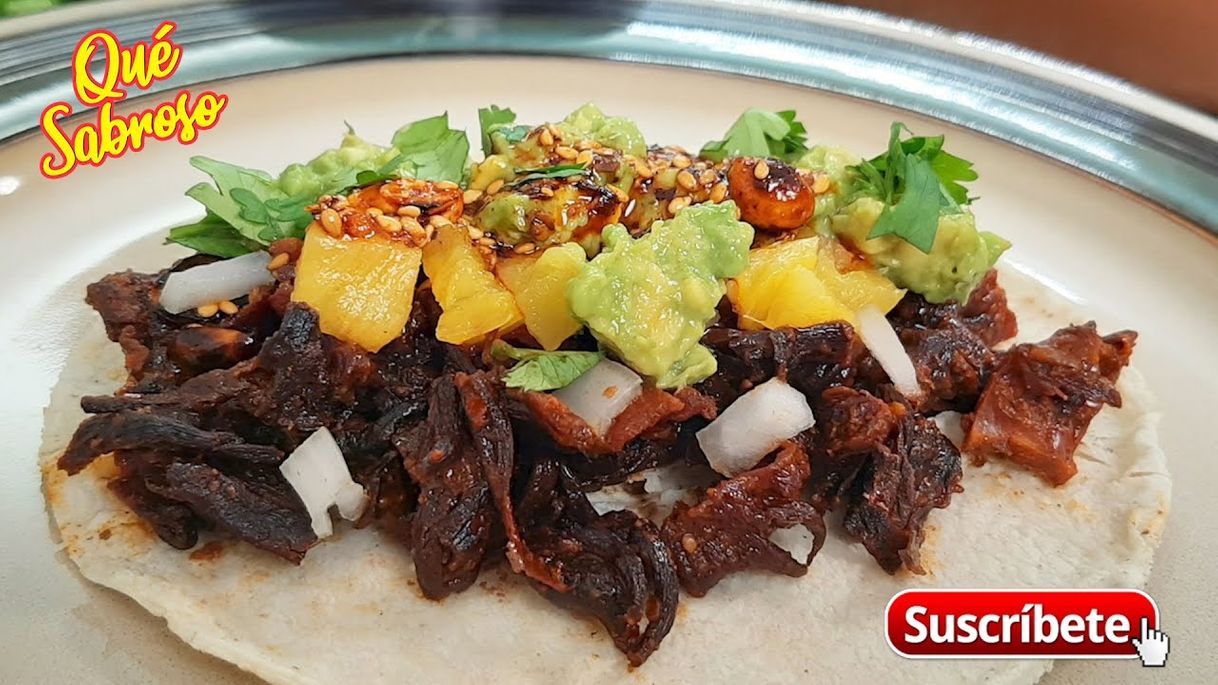 Moda Tacos de Flor Jamaica Estilo al Pastor | Tacos Veganos - YouTube