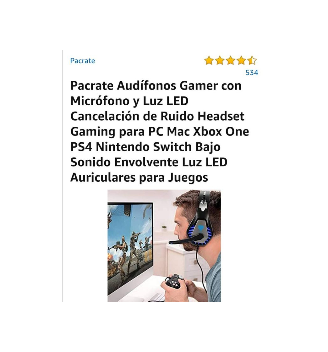 Product Audifonos Gamer