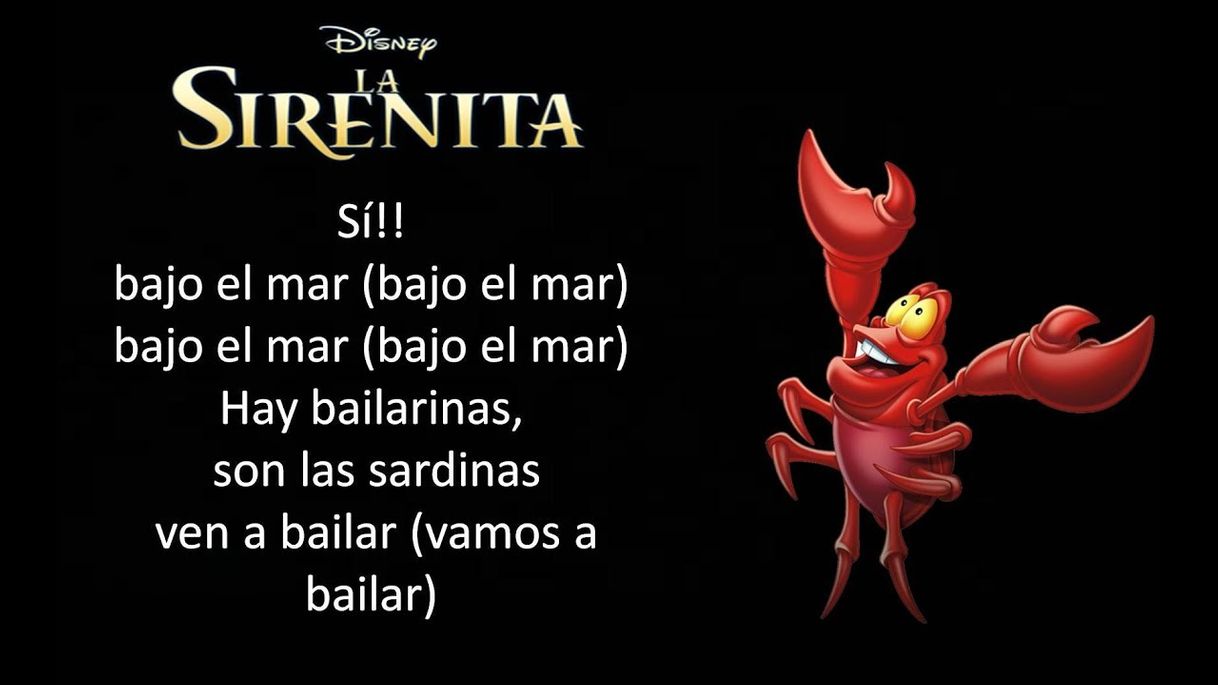 Fashion La Sirenita - Bajo El Mar (Latino) (Letra) - YouTube