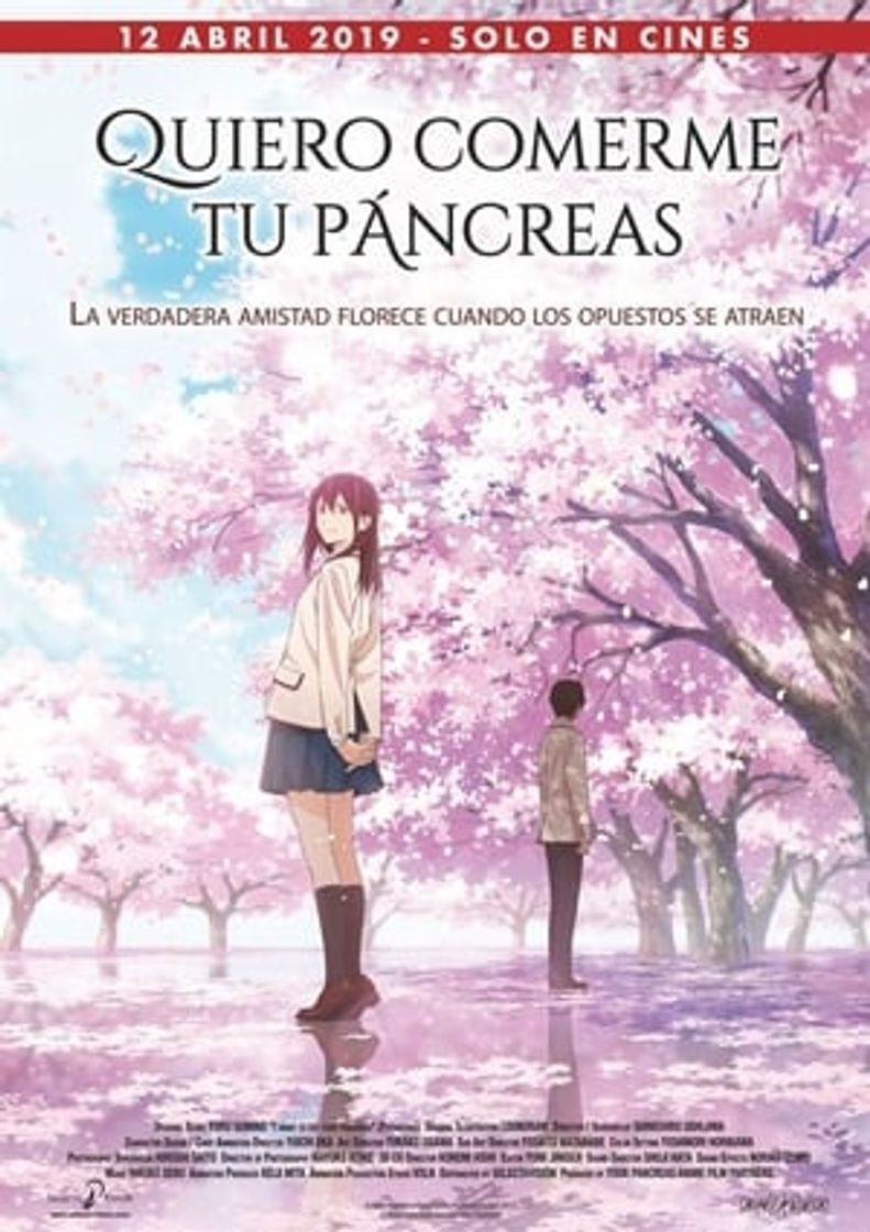 Movie Quiero comerme tu páncreas