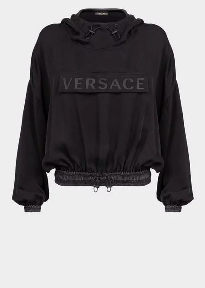 Productos Versace Rubberized Versace Logo Hoodie