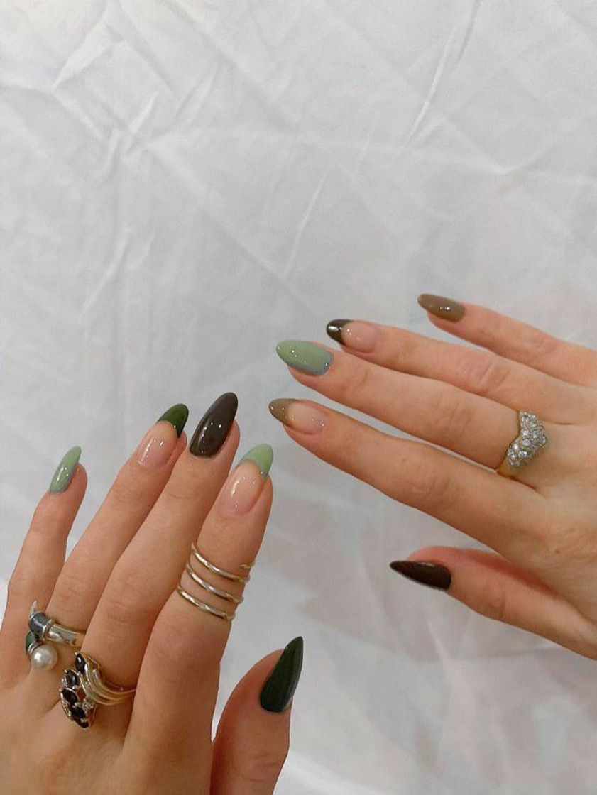 Fashion unhas lindas verdes