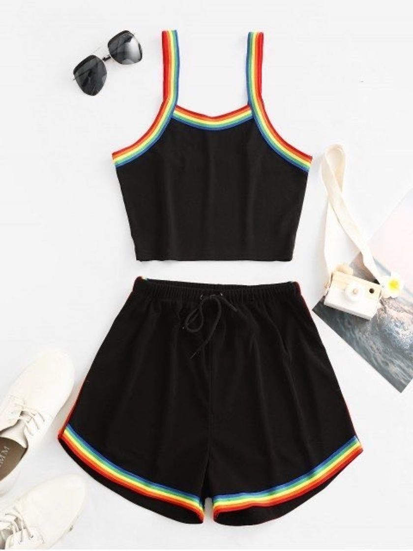 Fashion Conjunto arco Íris 🏳️‍🌈