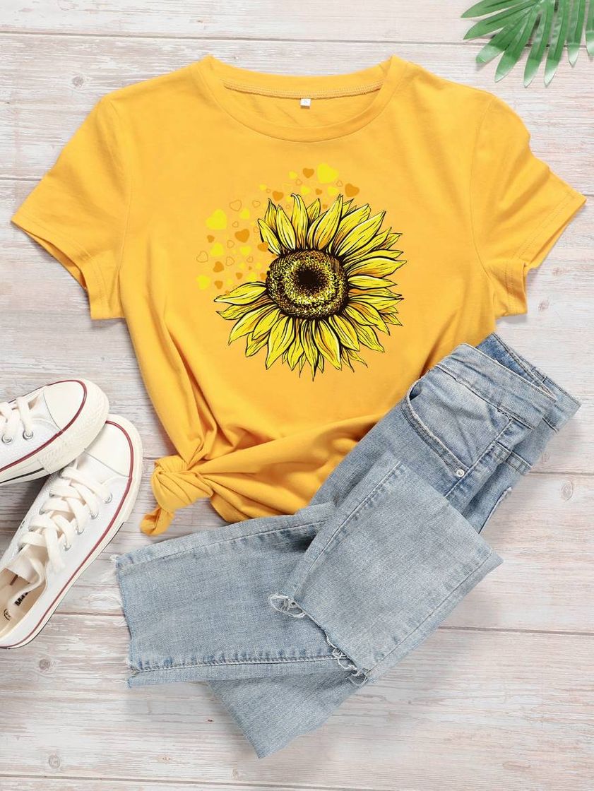 Moda  Blusa amarelo floral