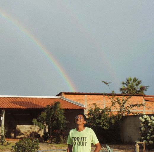 O mais lindo 🌈 que já vi 