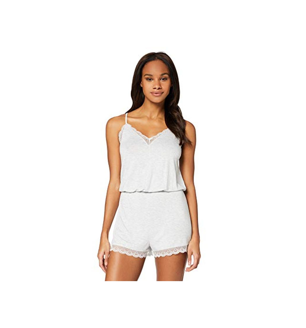 Social Marca Amazon - IRIS & LILLY Pijama Corto Mujer, Gris