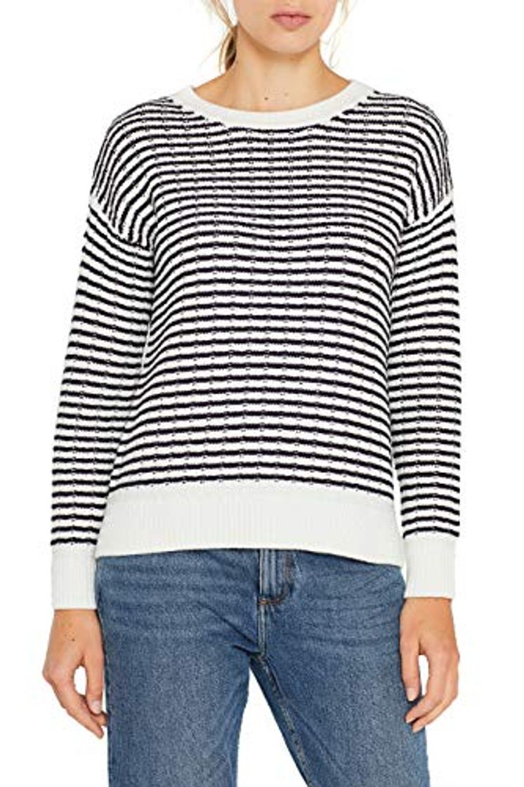 Social Esprit 109ee1i010 suéter, Blanco