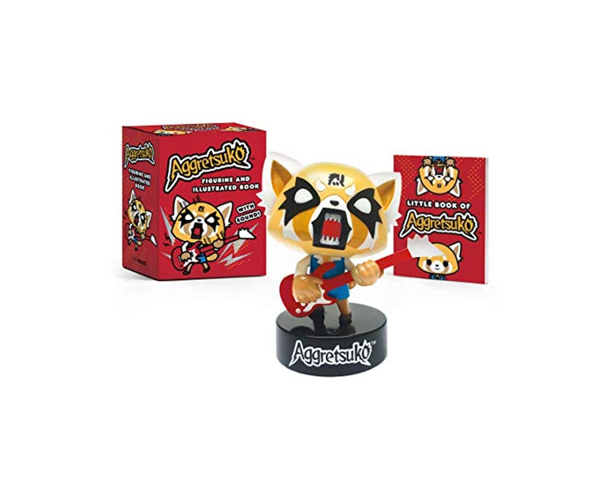 Product Aggretsuko Figurine and Illustrated Book: With Sound!