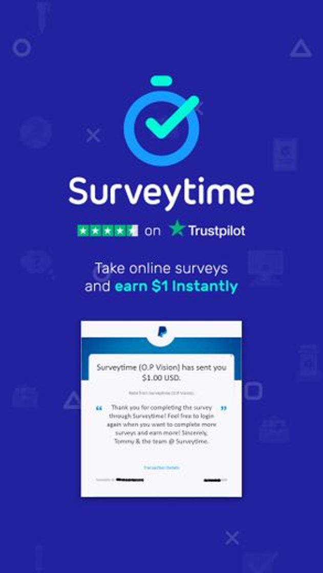  Surveytime - panel de encuestas funciona en todo el mundo