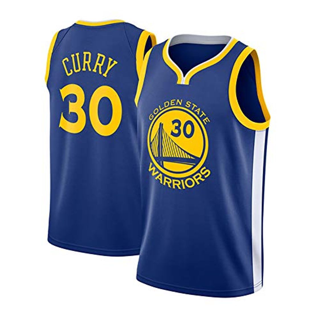 Moda Golden State Warriors # 30 Stephen Curry Verano Bordado Baloncesto Jersey Chaleco