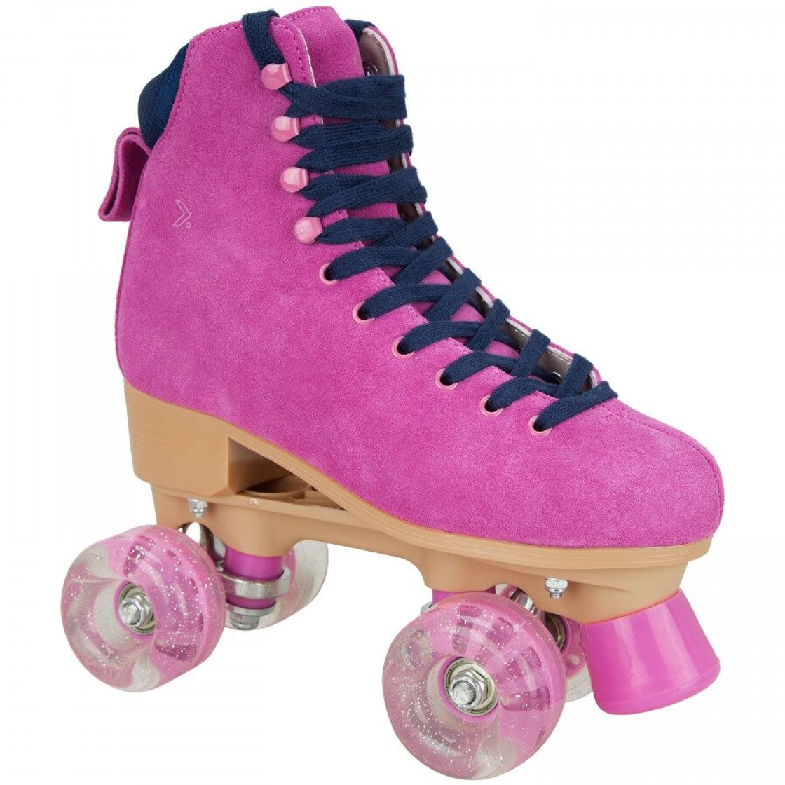 Social Patins 4 Rodas Retrô Oxer Sweet Suede - Quad - Adulto