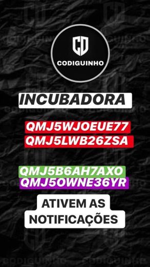 + CODIGUINHOS TROPAAA 