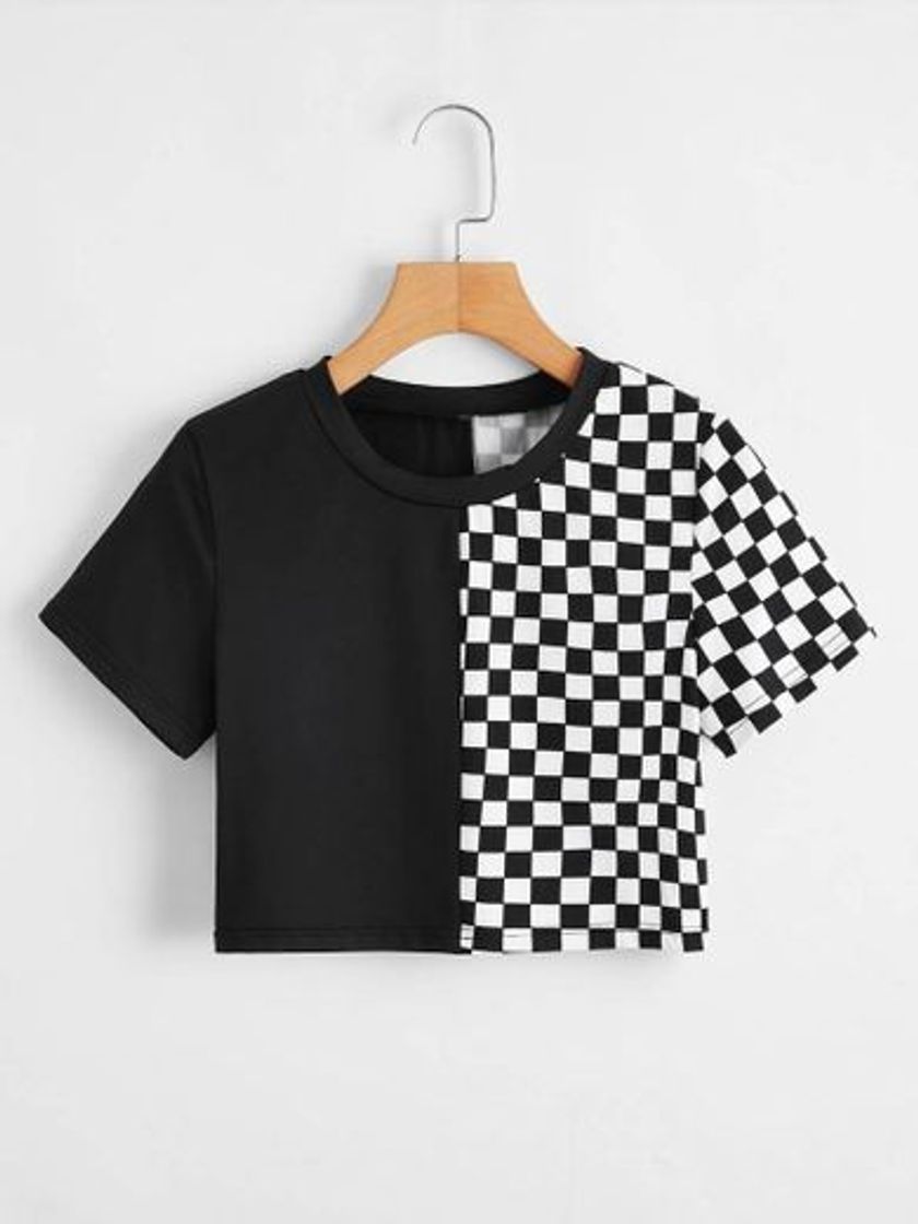 Social Camiseta Cuadros