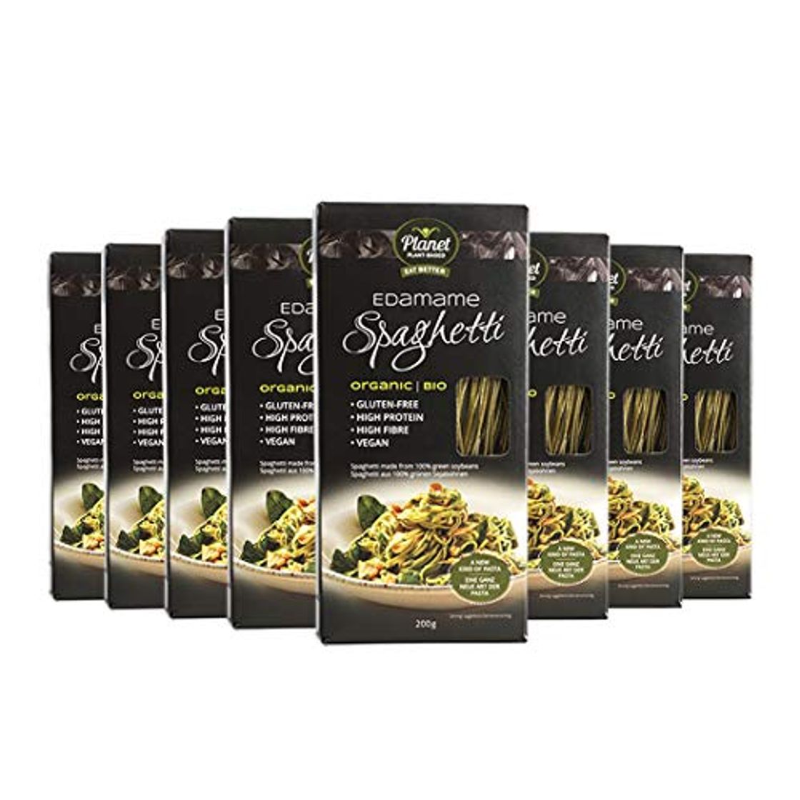 Product Spaghetti Edamame di Planet Plant-Based, Pack de 8