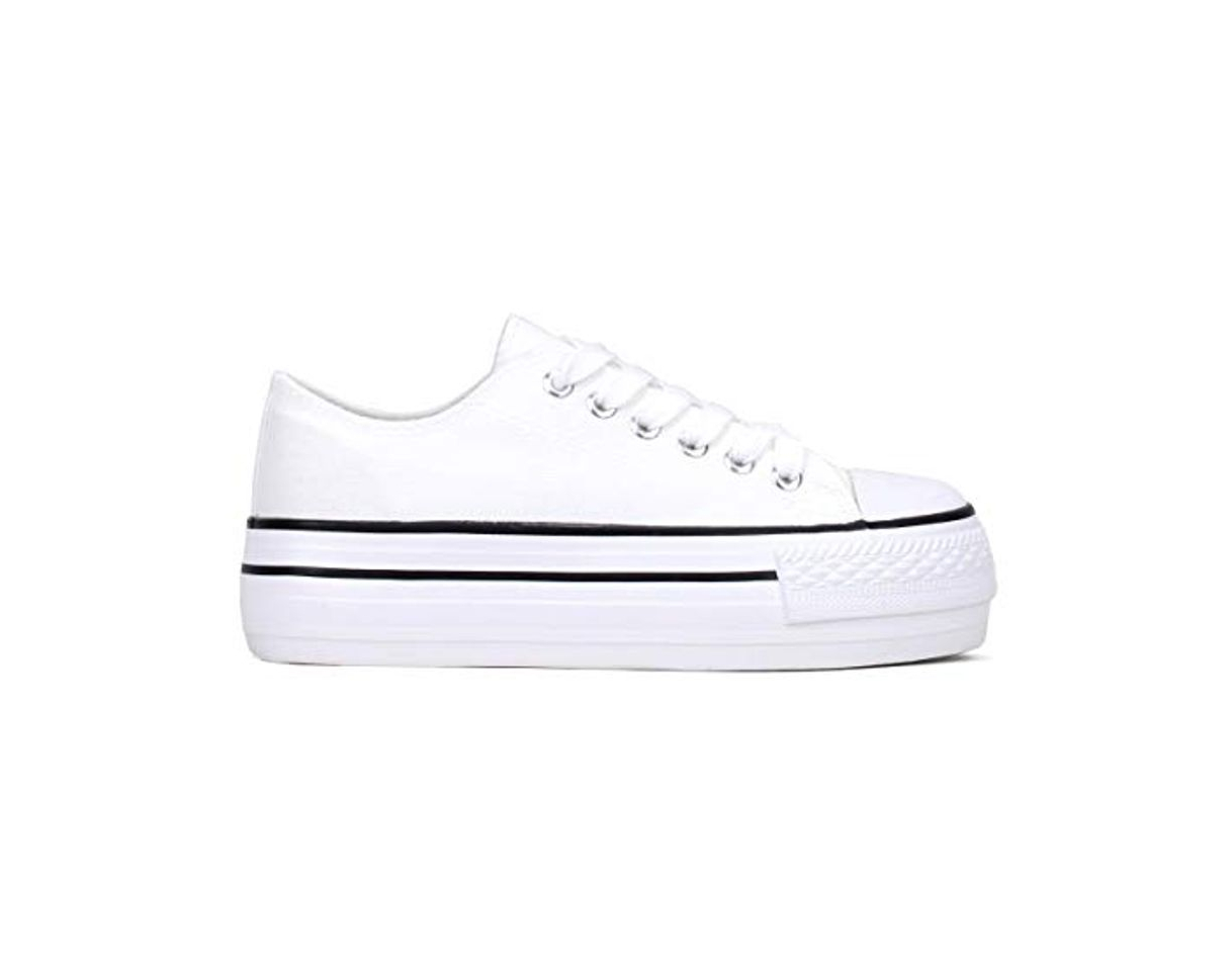 Product Zapatillas Textil PU 39100 IRIA Blanco 40