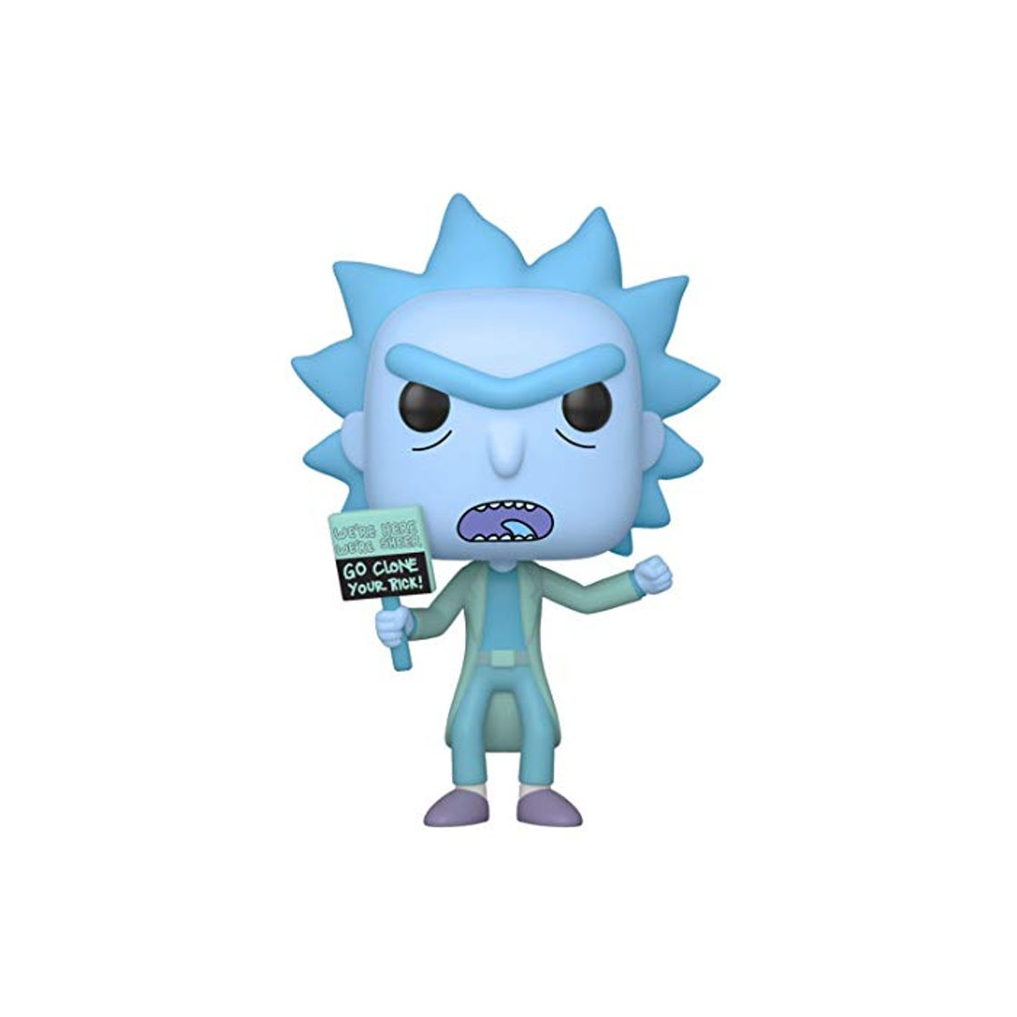 Productos Funko- Pop Animation: Rick & Moty-Hologram Rick Clone Collectible Figure, Multicolor