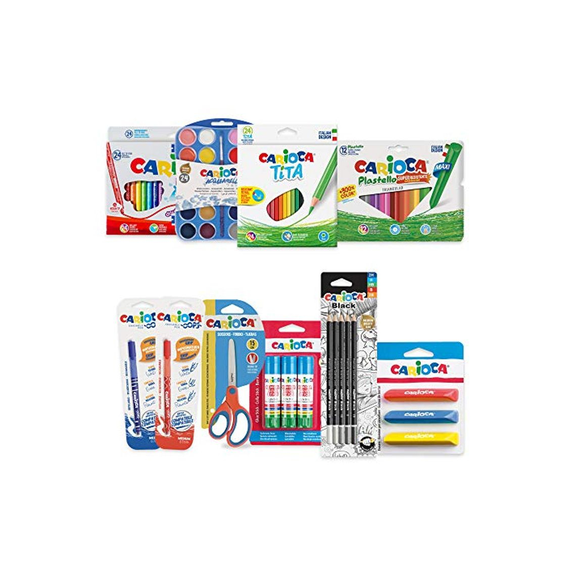 Social CARIOCA SET VUELTA AL COLE| 53220 - Kit Productos para Colorear