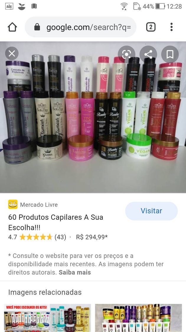 Fashion Kit 60 produtos capilares