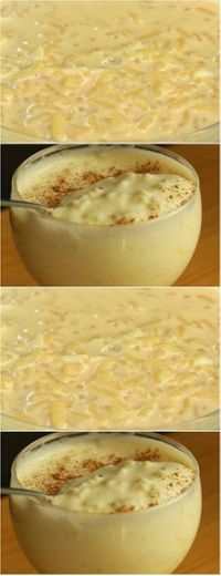 Receita arroz doce