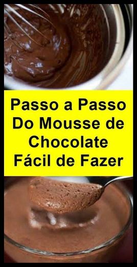 Mousse de chocolate